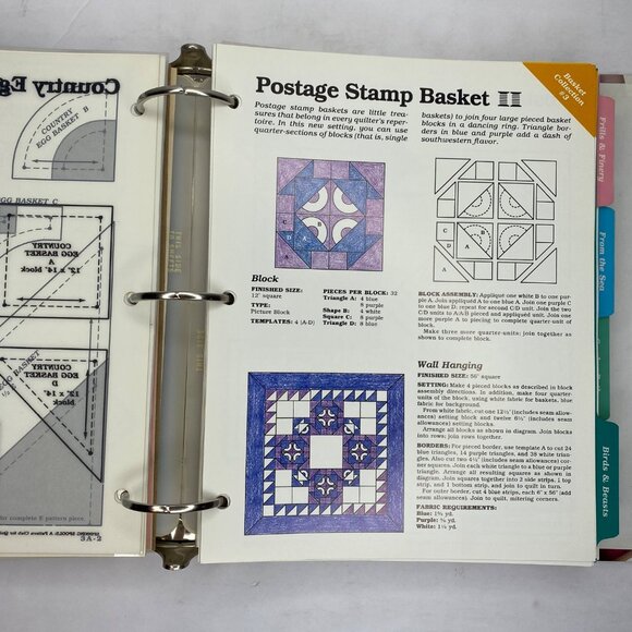 Vintage 1990 Georgia Bonesteel's Spinning Spools Pattern Club For Quilters Vol 1 - Picture 6 of 16